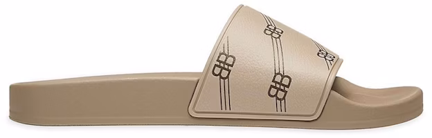 Balenciaga Pool Slides 'BB Monogram - Brown' 689031W1S9N3020 Balenciaga Pool Slides 'BB Monogram - Brown' 689031W1S9N3020