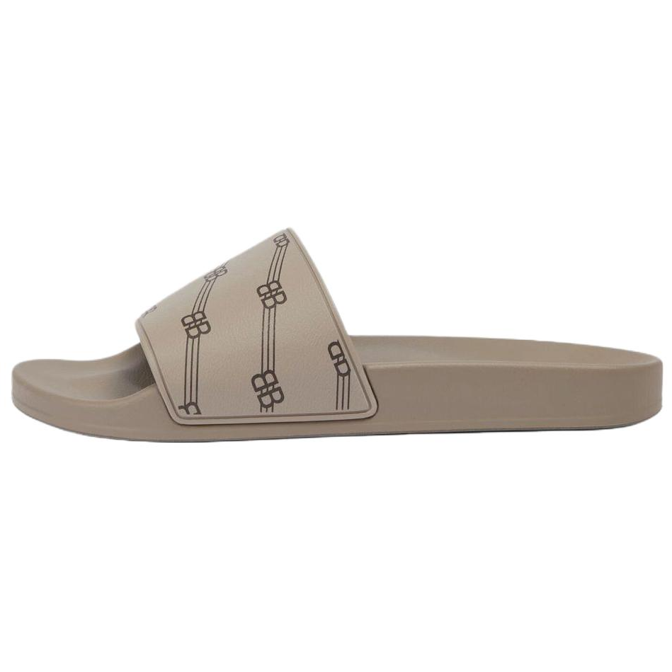 Balenciaga Pool Slides 'BB Monogram - Brown' 689031W1S9N3020