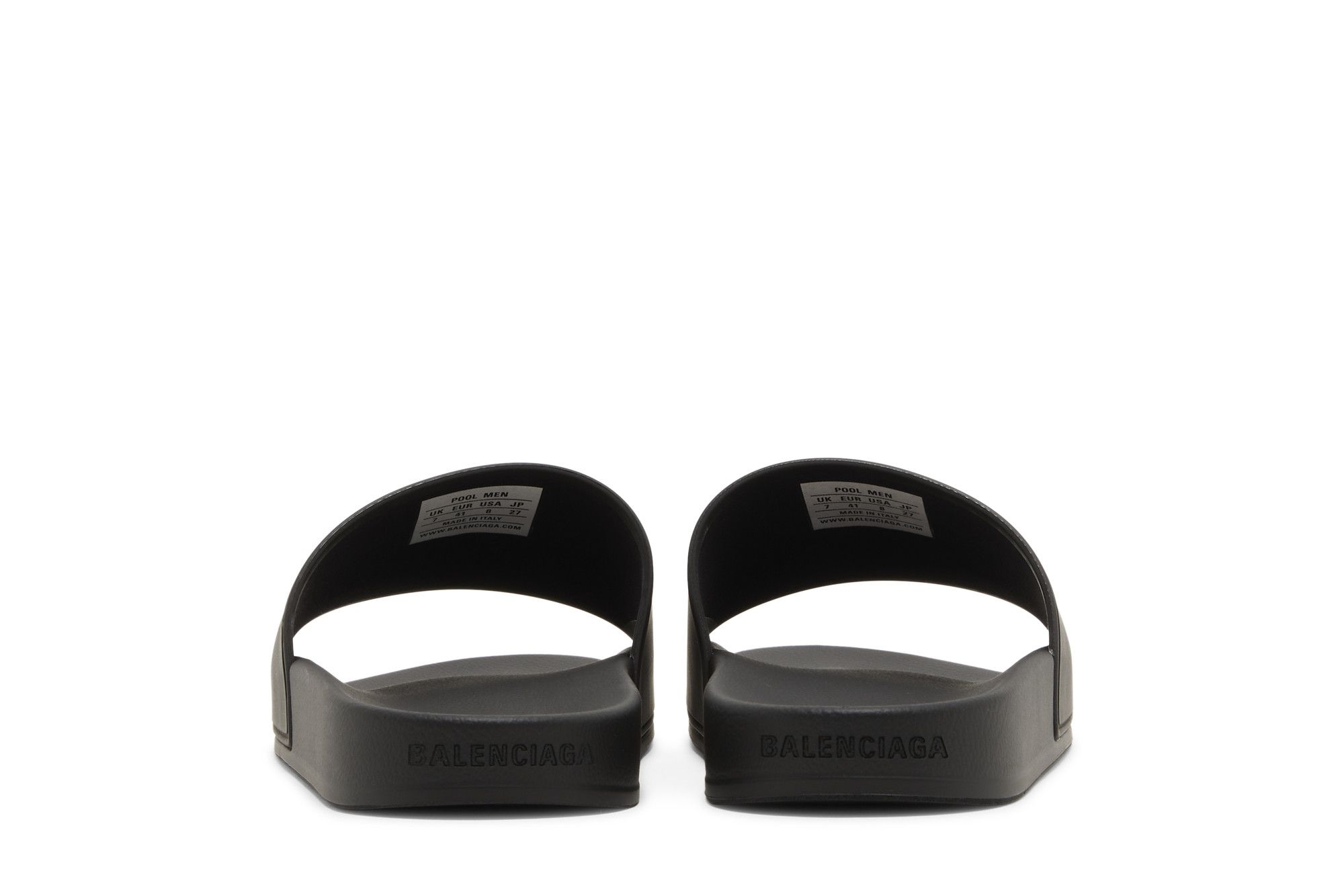 Details for Balenciaga Zwembadslippers ''Zwart'' 656395-W1S85-1090