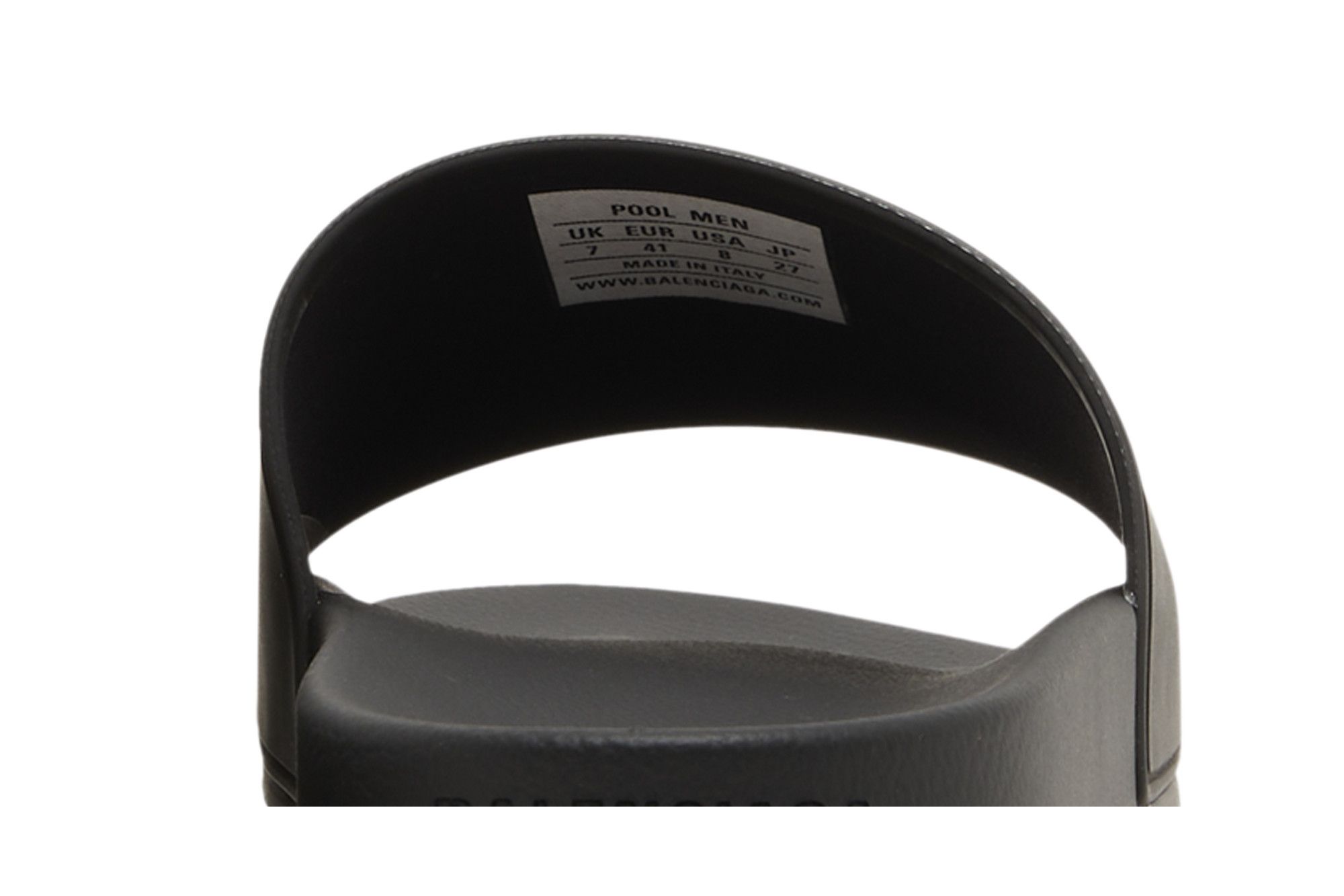 Sizing Balenciaga Zwembadslippers ''Zwart'' 656395-W1S85-1090