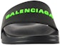 Lookbook Selipar Kolam Balenciaga 'Hitam Fluo Hijau' 565826 W1S81 1030