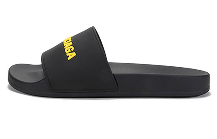 Buy Balenciaga Chanclas de Piscina 'Negro Fluo Amarillo' 565826-W1S81-1070