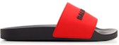 Shop Sandal Balenciaga Pool 'Blood Red' 565826-W1S8A-6410