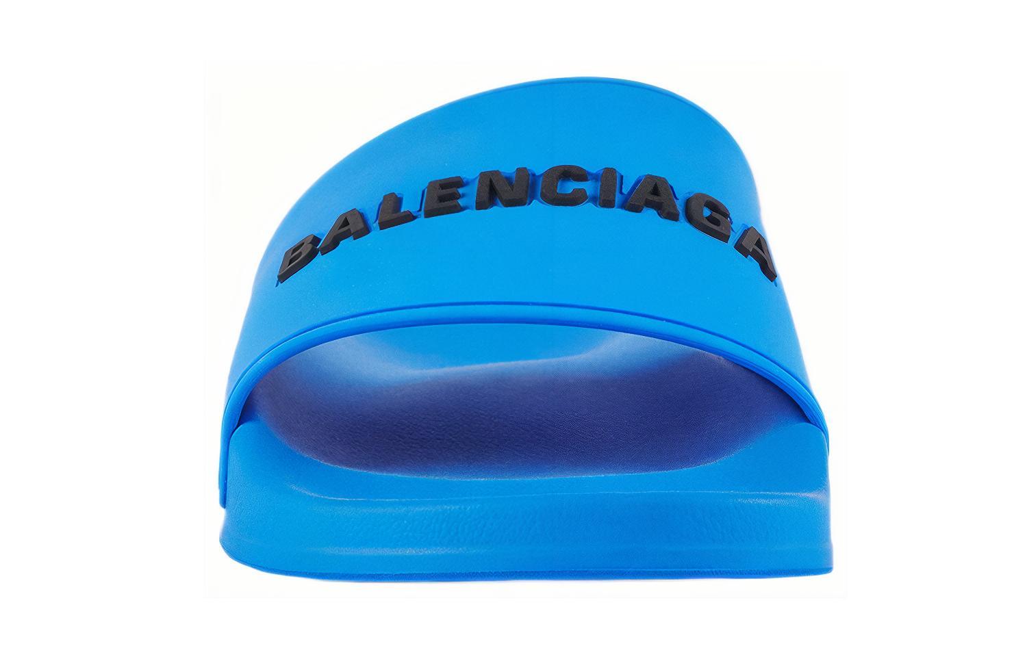 Balenciaga Pool Slides 'Blue' 圖 3