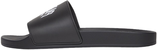 Balenciaga Pool Slides 'Cities Paris - Black' 689031-W1S9A-1001 Balenciaga Pool Slides 'Cities Paris - Black' 689031-W1S9A-1001