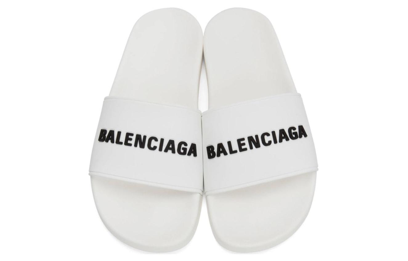 Purchase Balenciaga Selipar Kolam 'Eggshell' 565826-W1S80-9310