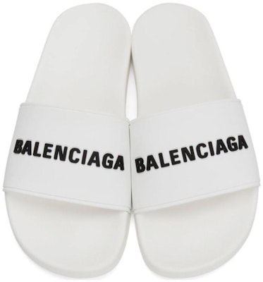 Balenciaga Selipar Kolam 'Eggshell' 565826-W1S80-9310 Purchase Balenciaga Selipar Kolam 'Eggshell' 565826-W1S80-9310