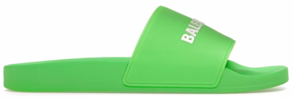 Balenciaga Pool Slides 'Fluo Green' 565826W1S823590 Balenciaga Pool Slides 'Fluo Green' 565826W1S823590