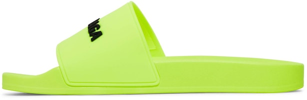 バレンシアガ プールスライド 蛍光イエロー 565826-W1S82-7321 Lookbook バレンシアガ プールスライド 蛍光イエロー 565826-W1S82-7321