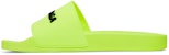 Selipar Kolam Balenciaga 'Fluo Kuning' 565826-W1S82-7321