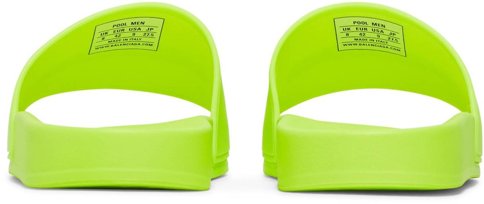 Selipar Kolam Balenciaga 'Fluo Kuning' 565826-W1S82-7321 Details for Selipar Kolam Balenciaga 'Fluo Kuning' 565826-W1S82-7321