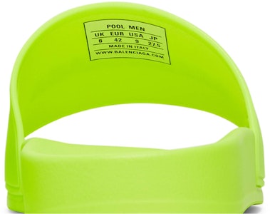 Balenciaga Sandal Kolam 'Kuning Fluo' 565826-W1S82-7321 Sizing Balenciaga Sandal Kolam 'Kuning Fluo' 565826-W1S82-7321