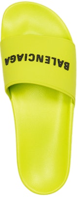 Balenciaga Pool Slides 'Lime' 565826-W1S80-3501 Shop Balenciaga Pool Slides 'Lime' 565826-W1S80-3501