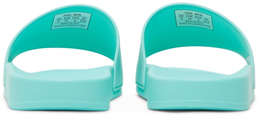 발렌시아가 풀 슬라이드 '민트' (Balenciaga Pool Slides 'Mint') 565826W1S803410 Details for 발렌시아가 풀 슬라이드 '민트' (Balenciaga Pool Slides 'Mint') 565826W1S803410