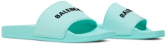 Cheap 발렌시아가 풀 슬라이드 '민트' (Balenciaga Pool Slides 'Mint') 565826W1S803410