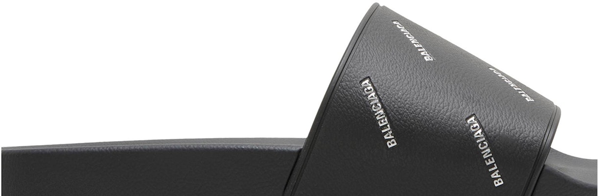 Balenciaga Sandalias de Piscina 'Repeat Logo - Negro Plata' 565826W1S8D1081 Order Balenciaga Sandalias de Piscina 'Repeat Logo - Negro Plata' 565826W1S8D1081
