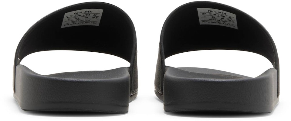 Balenciaga Sandalias de Piscina 'Repeat Logo - Negro Plata' 565826W1S8D1081 Details for Balenciaga Sandalias de Piscina 'Repeat Logo - Negro Plata' 565826W1S8D1081