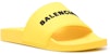 Selipar Kolam Balenciaga 'Kuning Hitam' 565826-W1S80-7010
