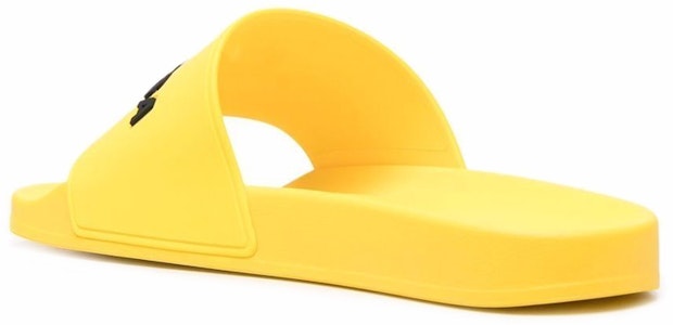 발렌시아가 옐로우 블랙 풀 슬라이드 565826-W1S80-7010 Shop 발렌시아가 옐로우 블랙 풀 슬라이드 565826-W1S80-7010