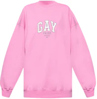 Balenciaga Pride 2021 Crewneck 'Pink/White/Grey' Balenciaga Pride 2021 Crewneck 'Pink/White/Grey'