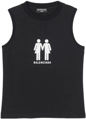 巴黎世家PRIDE 22男士黑色修身Logo背心FW22系列 698102TMVO41070 Lookbook 巴黎世家PRIDE 22男士黑色修身Logo背心FW22系列 698102TMVO41070