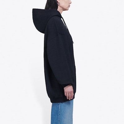 Balenciaga Print Hoodie 'Black' Purchase Balenciaga Print Hoodie 'Black'