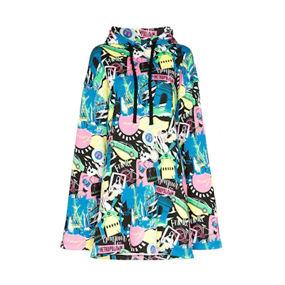 Balenciaga Printed Colorblock Hoodie 594576THV651045