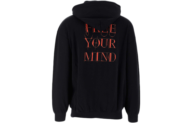 Balenciaga Printed Pullover Hoodie Black - 570811TJVE91000 圖 3