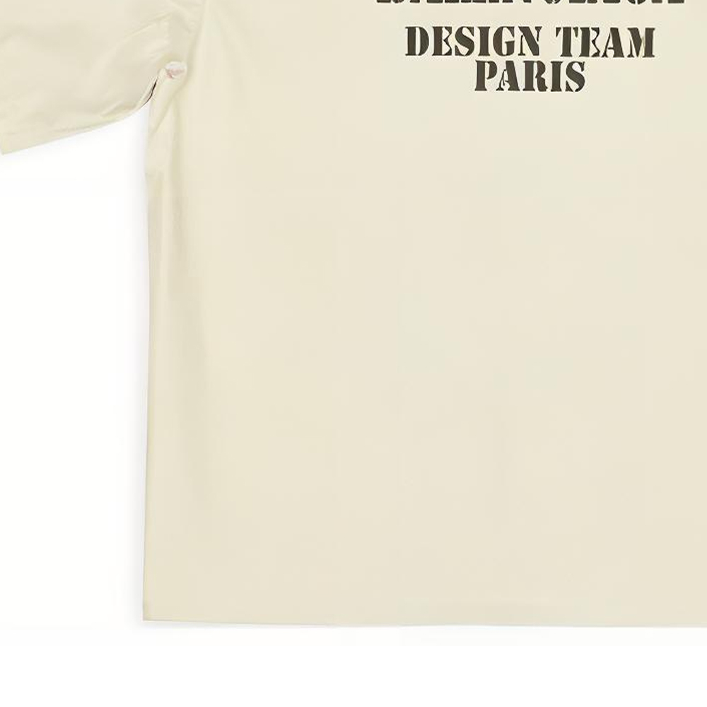 Details for Balenciaga Property FW22 Logo Print Short Sleeve Shirt  Off-White. 704387TKP249936