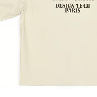 Balenciaga Property FW22 Logo Print Short Sleeve Shirt Off-White. 704387TKP249936 Details for Balenciaga Property FW22 Logo Print Short Sleeve Shirt Off-White. 704387TKP249936