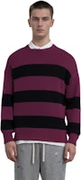 バレンシアガ パープル ロゴ ストライプ セーター 608760T31621087 Shop バレンシアガ パープル ロゴ ストライプ セーター 608760T31621087