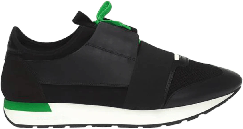 Green balenciaga top race runners