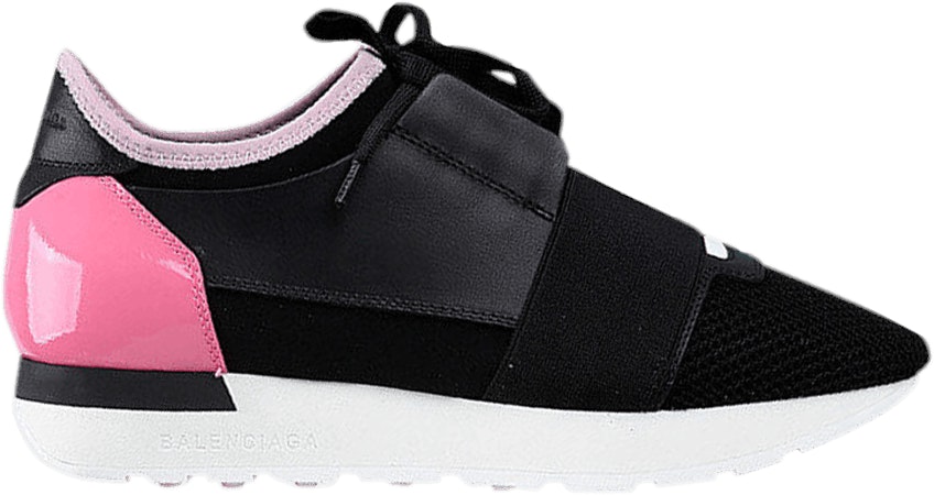 Pink and black balenciaga 2025 runners