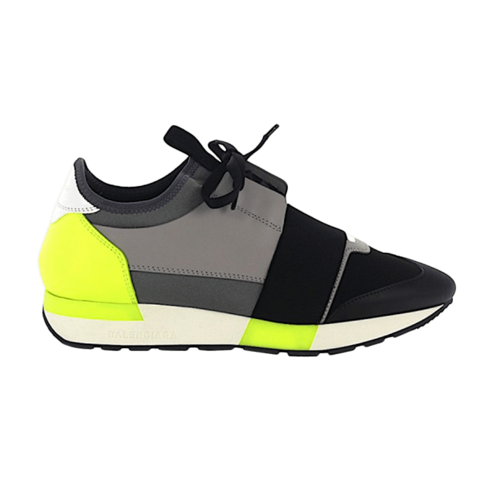 balenciaga race runner black yellow