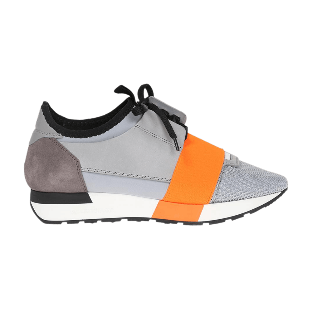 Balenciaga Race Runner 'Grey Neon Orange' 433294-W0YXA-1476