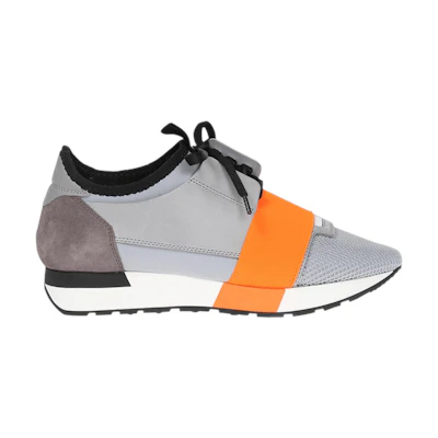Balenciaga Race RNNR 'Grey Neon Orange'