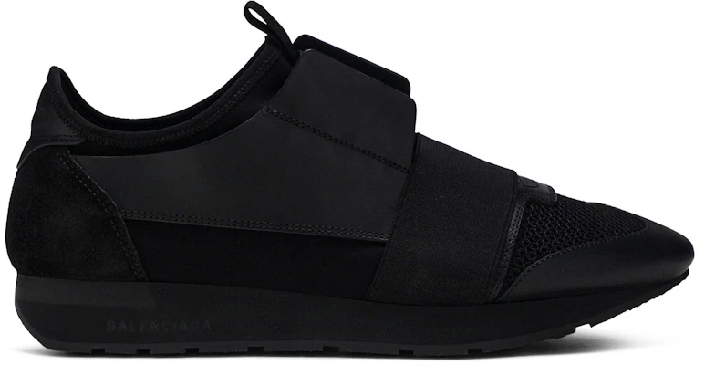 Black balenciaga top race runners