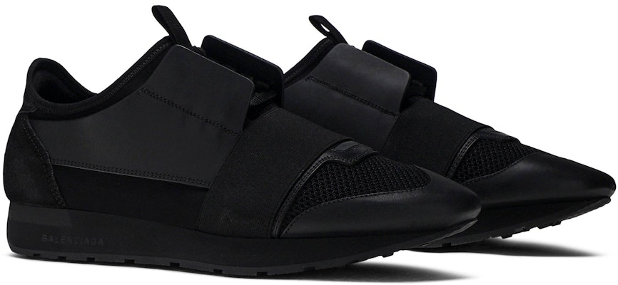 All black 2025 balenciaga race runners