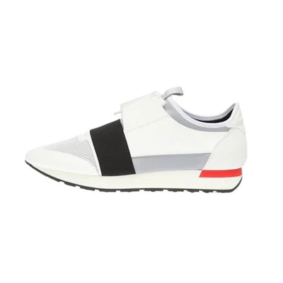 Balenciaga Race RNNR 'White Black Grey'