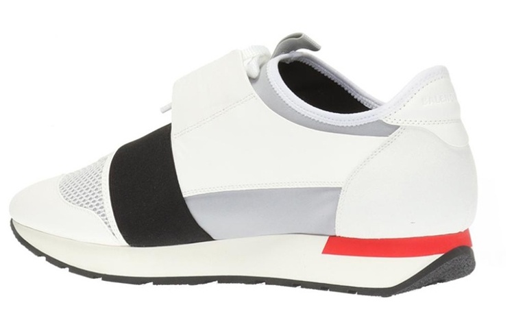 Balenciaga Race RNNR 'White Black Grey' 圖 3