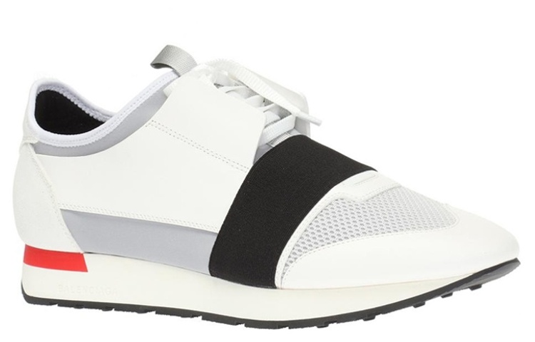 Shop Balenciaga Race Runner ''Bianco Nero Grigio'' 535391-W0YXS-9057