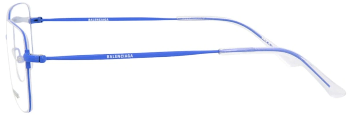 Kacamata Hitam Balenciaga Bingkai Logam Biru/Transparan (BB0033O-30006632-004) Lookbook Kacamata Hitam Balenciaga Bingkai Logam Biru/Transparan (BB0033O-30006632-004)