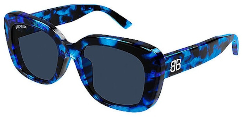 バレンシアガ 長方形サングラス ブルー (BB0295SK-004) Buy バレンシアガ 長方形サングラス ブルー (BB0295SK-004)