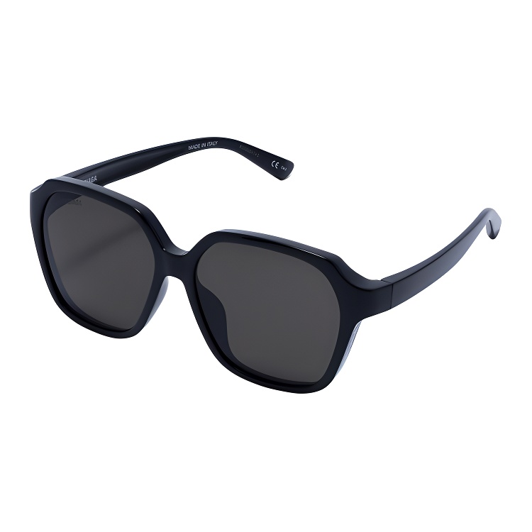 Balenciaga Rectangular Black Sunglasses Simple Frame Plastic Eyewear BB0153SA-001