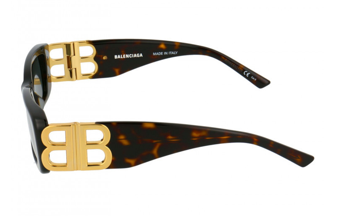 Balenciaga Rectangular Brown Acetate Sunglasses Unisex Couple Style. BB0096S002 圖 5