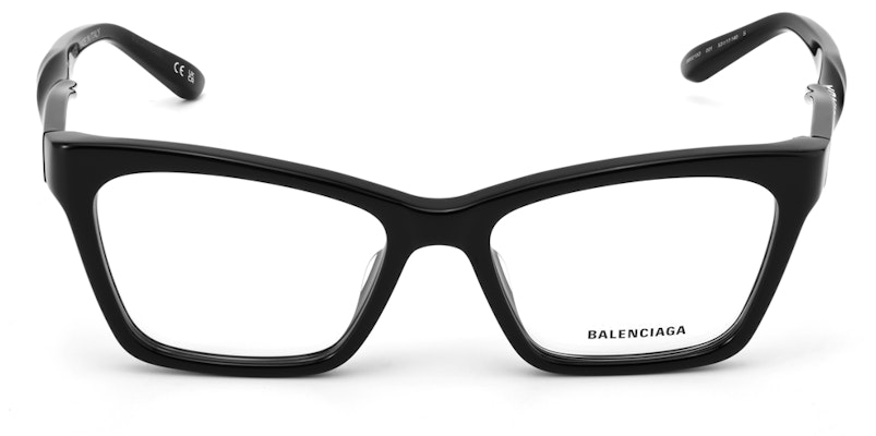 Balenciaga 方形光學眼鏡 黑色 中性款 徽標鏡框 BB0210O001 Order Balenciaga 方形光學眼鏡 黑色 中性款 徽標鏡框 BB0210O001