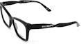 Purchase Balenciaga 方形光學眼鏡 黑色 中性款 徽標鏡框 BB0210O001