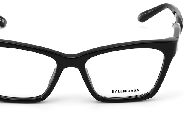 Balenciaga 方形光學眼鏡 黑色 中性款 徽標鏡框 BB0210O001 Sizing Balenciaga 方形光學眼鏡 黑色 中性款 徽標鏡框 BB0210O001