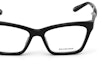 Sizing Balenciaga 方形光學眼鏡 黑色 中性款 徽標鏡框 BB0210O001