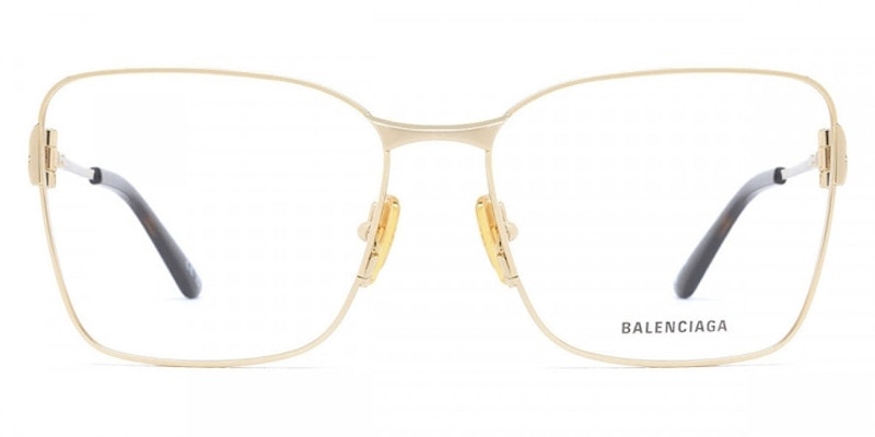 Kacamata Optik Balenciaga Emas Unisex dengan Desain Logo di Tangkai. BB0339O Lookbook Kacamata Optik Balenciaga Emas Unisex dengan Desain Logo di Tangkai. BB0339O